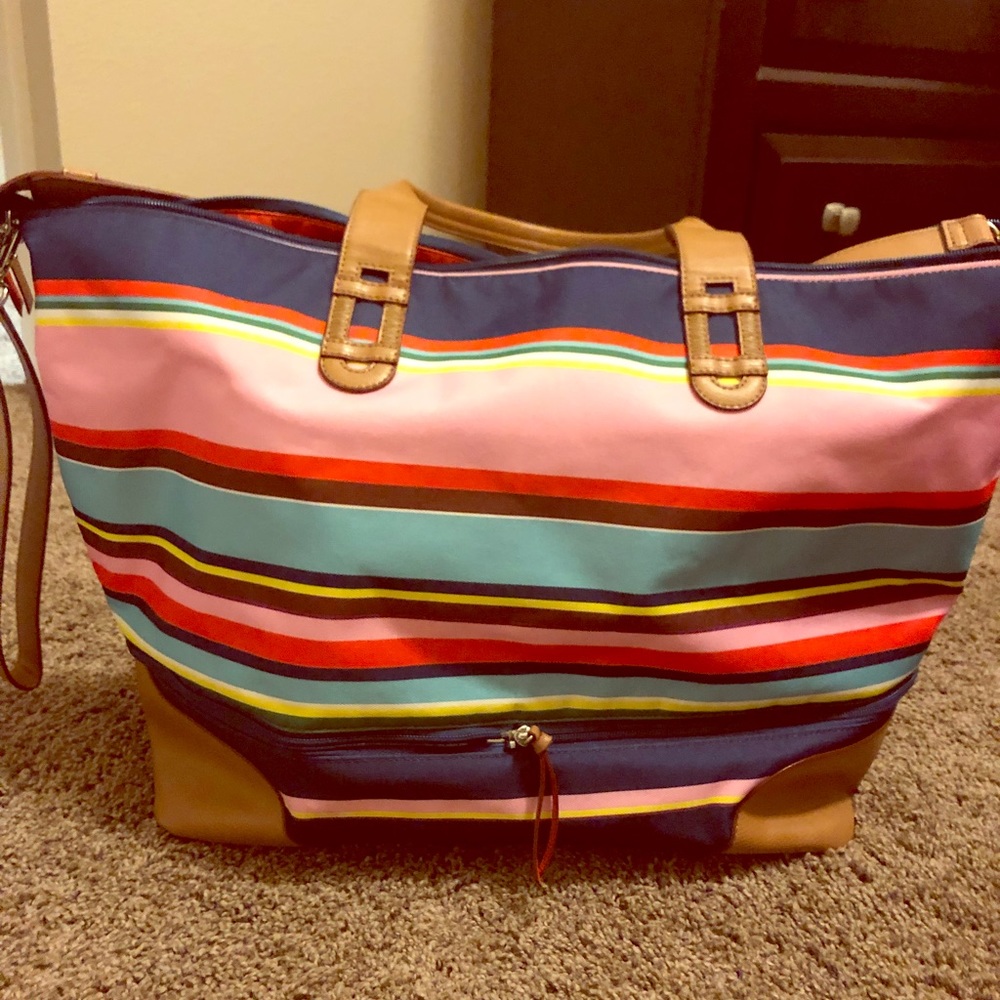 Stella and Dot Weekender bag